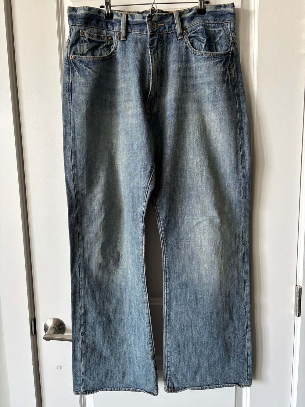 Gap X2 Boot Cut Jeans Men’s 34W x 32L Blue Faded Denim M42